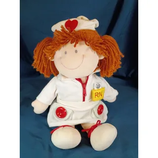 Photo of Russ Berrie Regina RN Nurse Activity Doll 17"