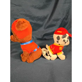 Photo of PAW Patrol Zuma TY Beanie Boos & Marshall Plush Lot of 2 Stuffed Dogs