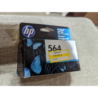 Photo of Genuine OEM HP 564 Original Yellow Ink Cartridge Exp 10/2023 NEW. US SELLER