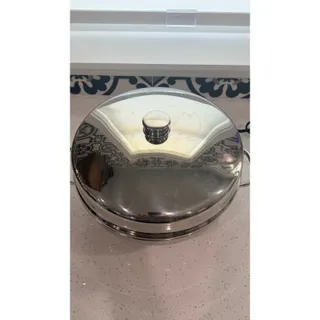 Photo of Vintage Farberware 344A 12” Electric Skillet Steamer Dome Lid Cord USA