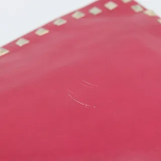 Photo of Valentino Leather Studs Clutch Pink