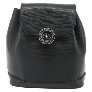 Photo of Valentino Leather Rockstud Backpack Black
