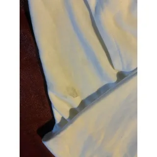 Photo of MAMS Hoodie Mens White Snake Graphic Pullover Hooded Sweatshirt Stain Hole Logo