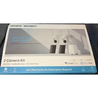 Photo of YOYIRYB Solar Security Camera Set of 2 with Receiver Solar Panel