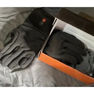 Photo of Heated Hand Gloves Open Box With Charging Cord