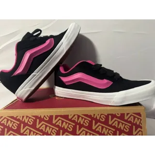 Photo of Vans Knu Skool Leopard Pop Black/Multi Versatile-Womens Shoes size 7 