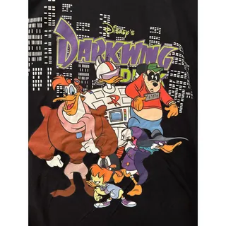 Photo of NWOT Disney Parks Darkwing Duck Black Launchpad Beagle Gosayln Roboduck XL XXL