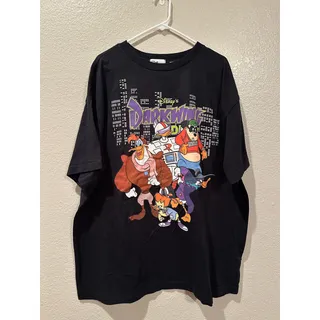 Photo of NWOT Disney Parks Darkwing Duck Black Launchpad Beagle Gosayln Roboduck XL XXL