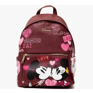 Photo of Disney Wondapop Designer Series Mickey and Minnie Mouse Love Backpack 12”