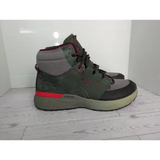 Photo of LL.Bean Dirigo Trail Boot Waterproof Men's Size 10.5 Gray/Green Hiking Boots