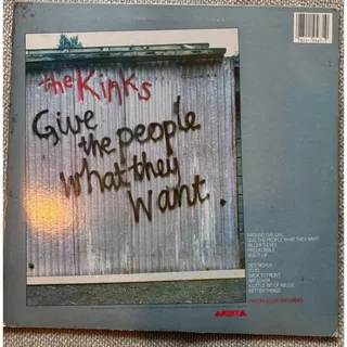 Photo of The Kinks Give The People What They Want LP Arista AL 9567 Vinyl Record G+/VG