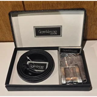 Photo of Gianni Versace Couture Belt Limited Edition 112/300 Lizard Print Size 90 36