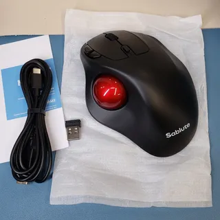 Photo of MAM2 Wireless Trackball , Rechargeable Ergonomic with Thumb Control for 3 Dev...