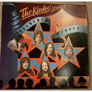 Photo of The Kinks Greatest Celluloid Heroes LP RCA AYL1-3869 VG+ Vinyl Classic Rock
