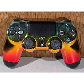 Photo of Sony DualShock 4 PS4 Wireless Controller CUH-ZCT2U Custom Chrome Multicolor