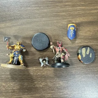 Photo of Games Workshop Warhammer AoS Painted Miniatures Parts Repair Lot Chaos