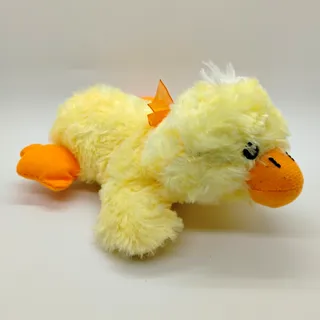 Photo of Yellow Duck Plush Stuffed Animal - Soft - Orange Beak Feet