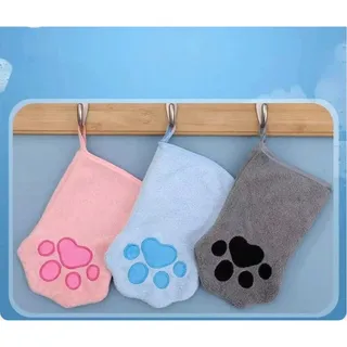 Photo of Cat Paw Grooming Glove Towel