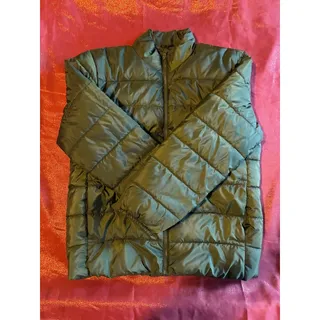 Photo of Childrens Place Puffer Jacket Boys XXL 16 Green Lightweight Packable Zip Coat