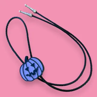 Photo of Jack O Lantern Bolo Tie - Lavender 🎃