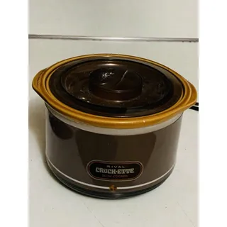 Photo of Vintage Rival Crock-Ette Crock Pot Slow Cooker Heating Base Warmer 1 Qt Model 3200