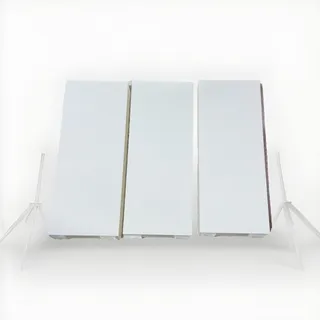 Photo of Lot of 3 Mini IKEA Billy Style Bookshelves 1:10 Scale White 5 Shelf Set