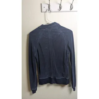 Photo of Twisted Heart Women's Y2K Style Velvet Zip Up Jacket Size M