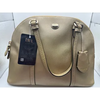 Photo of Coach Dome Satchel - Camel/Tan Saffiano