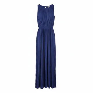 Photo of Banana Republic Pleated Maxi Dress M Tall Periwinkle Blue
