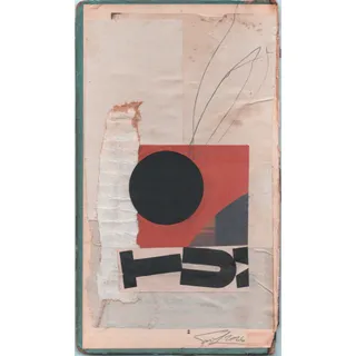 Photo of Original Mixed Media Modern Art Collage "Ventana" 5.75x8" Signed
