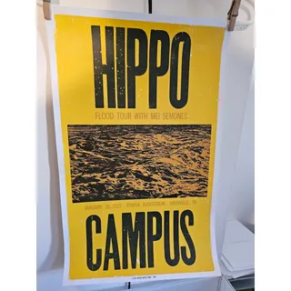 Photo of Hippo Campus - Ryman Auditorium 01-28-2025 DOS Poster - Hatch Show Print