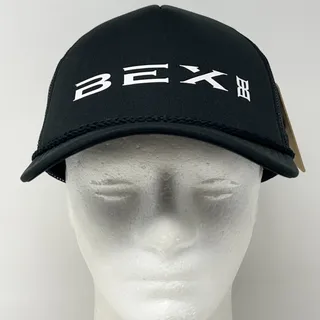 Photo of BEX Sunglasses Trucker Hat Baseball Cap Rope Corded 5 Panel Mesh Snapback Black