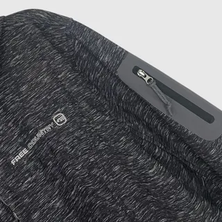Photo of Free Country Mens Grey Hooded Fleece Lined Zip Up Coat