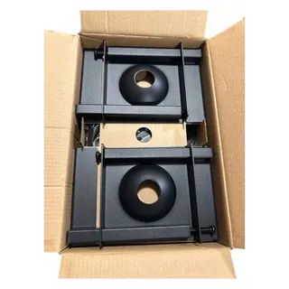 Photo of Pegzone HWS1002BK Speaker Wall Mounts Pair Adjustable Black Surround Sound