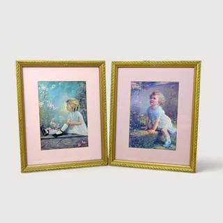 Photo of Vintage Zula Kenyon & Florence Lindsey Framed Prints