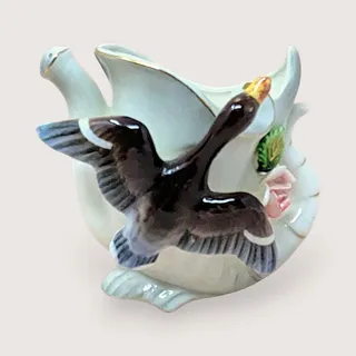 Photo of Vintage Thames Ceramic Duck Watering Can Vase
