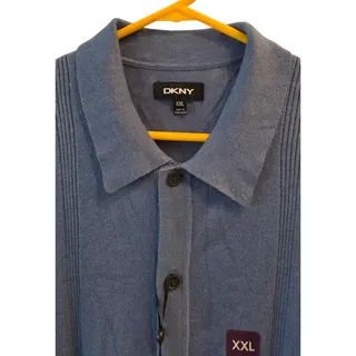 Photo of NWT DKNY Button Front Sweater - Men's XXL