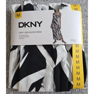 Photo of NWT DKNY Linen Blend Maxi A-Line Dress - Women's Size M