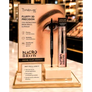 Photo of The Creme Shop Ultra Fine 3D Definition Micro Brow Pencil in Granite