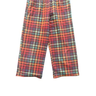 Photo of Alice + Ames Retro Plaid Wide Leg Jumpsuit Size 7