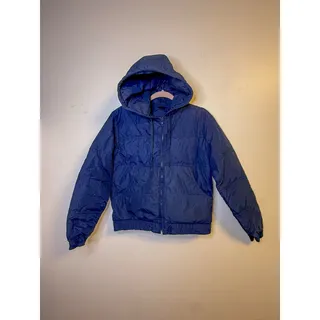 Photo of Vintage Eddie Bauer Navy Goose Down Jacket S