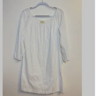 Photo of Michael Kors White Eyelet Shift Dress L