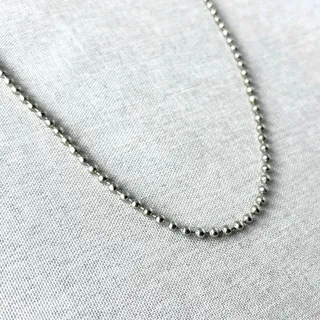Photo of 16" Ball Chain Necklace - 16 Inch - Steel