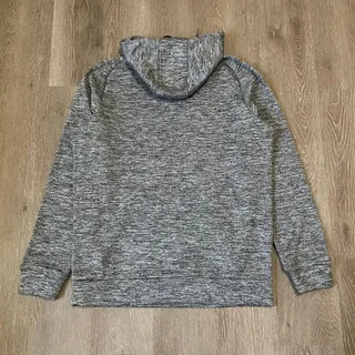 Photo of Under Armour Fleece Twist Hoodie Men's M Black Loose Fit Scuba Neck Lightweight