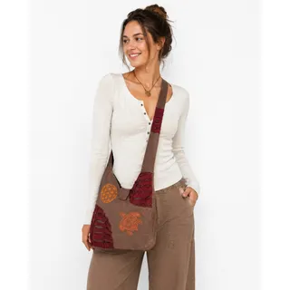 Photo of Frestyler Large Brown Bohemian Style Hobo Crossbody Slacker Bag