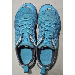 Photo of Merrell Aqua Blue Women's Trail Running Shoes Size 9 Vibram Sole J53082