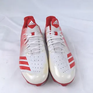 Photo of Adidas Icon 4 MD Splash Men's Size 11.5 Baseball Cleats Red White G26694