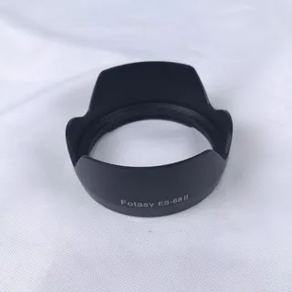 Photo of Fotasy ES-68 II Petal Lens Hood for Canon EF 50mm f/1.8 STM Bayonet Shade Black