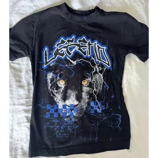 Photo of Public Supply NYC Youth Size L 14/16 Legends Graphic T-Shirt Short Sleeve Black