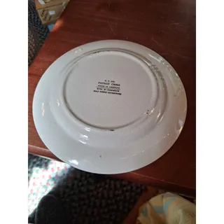 Photo of 1930's Patriot China 7 " Three Little Pigs Plate (3151)